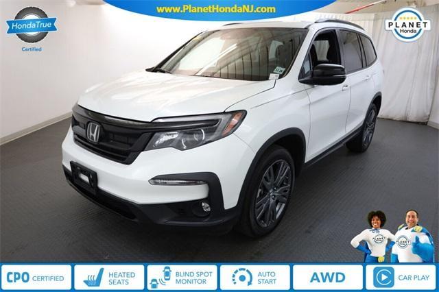 used 2022 Honda Pilot car, priced at $27,495