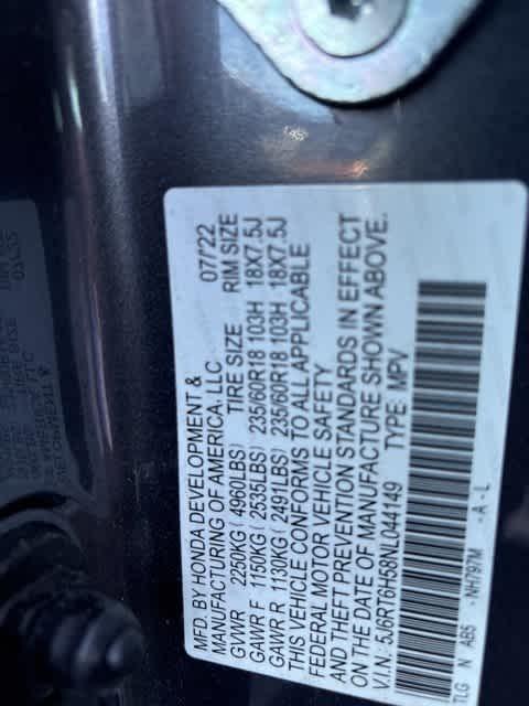 used 2022 Honda CR-V Hybrid car, priced at $25,698