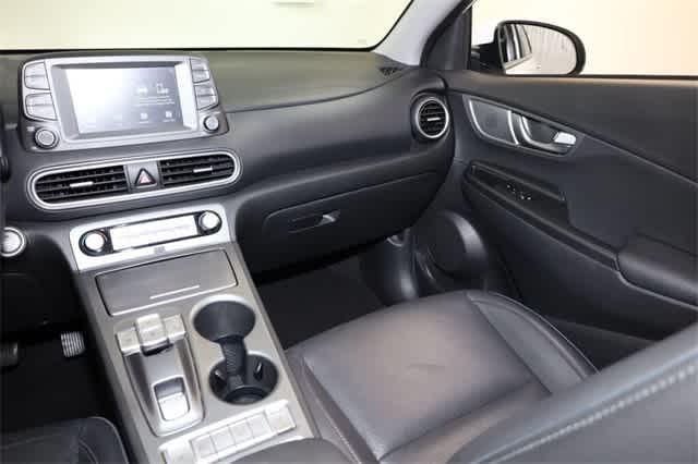 used 2021 Hyundai Kona EV car, priced at $15,600