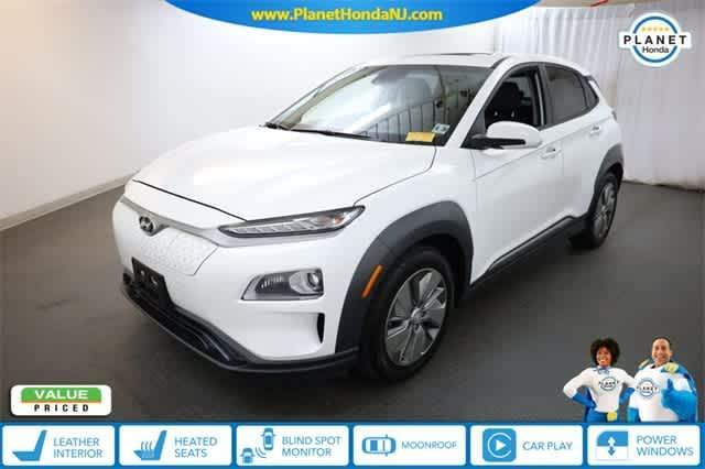 used 2021 Hyundai Kona EV car, priced at $15,600