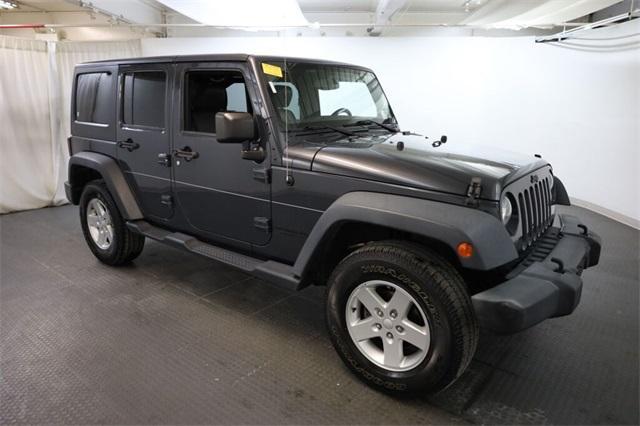 used 2016 Jeep Wrangler Unlimited car, priced at $14,147