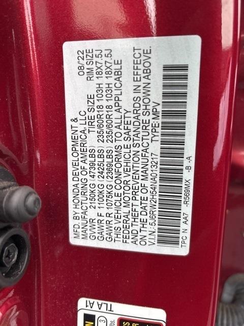 used 2022 Honda CR-V car, priced at $27,399