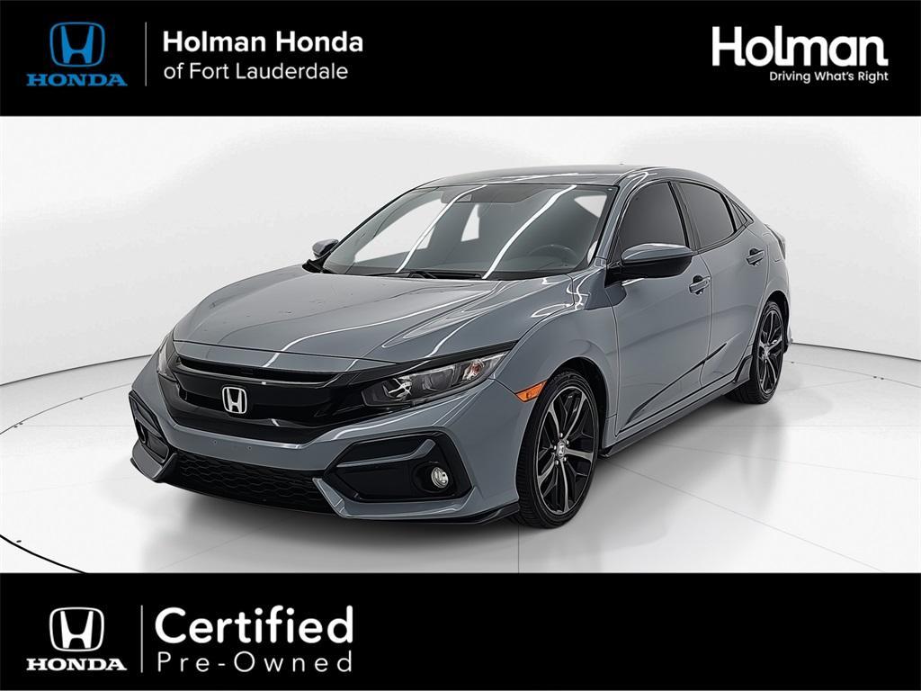 used 2021 Honda Civic car, priced at $19,750