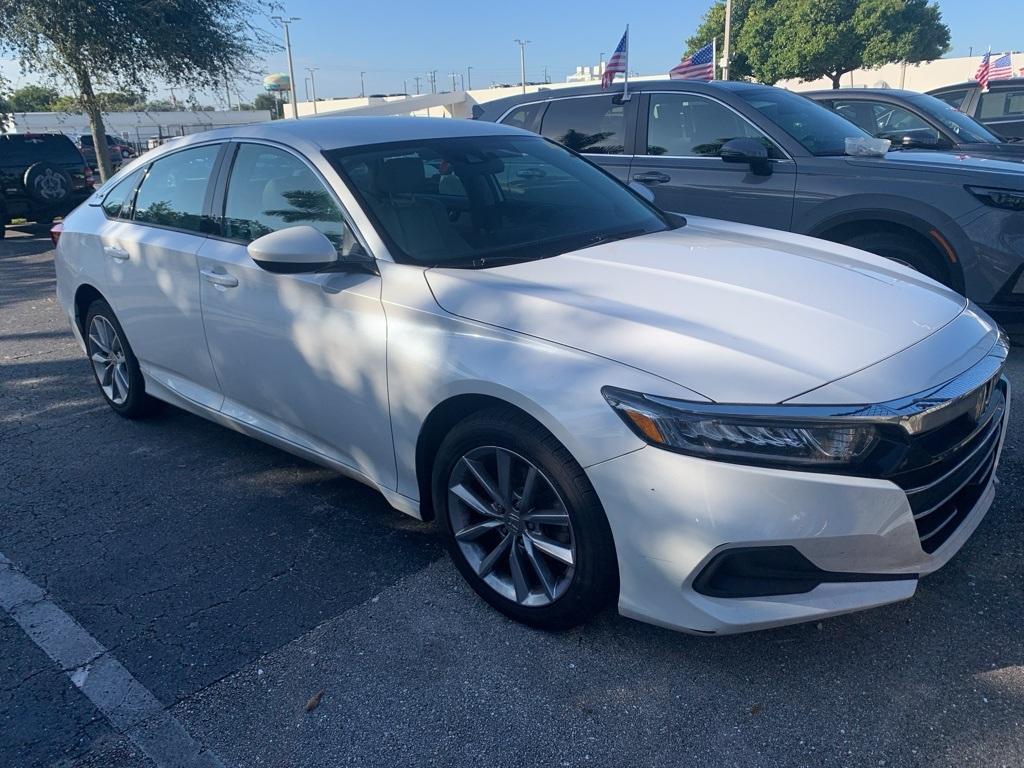 used 2021 Honda Accord car, priced at $26,380