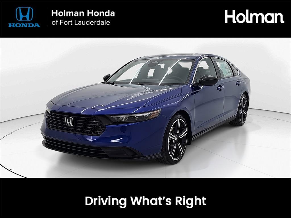 new 2025 Honda Accord Hybrid car, priced at $35,205