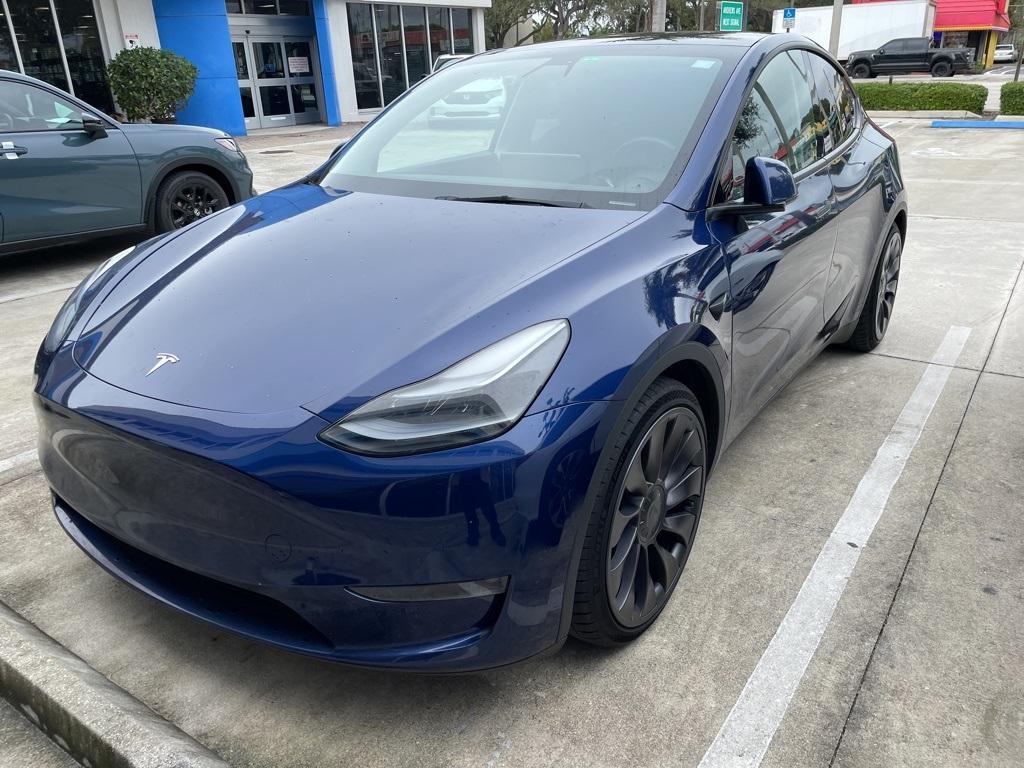 used 2021 Tesla Model Y car, priced at $23,999