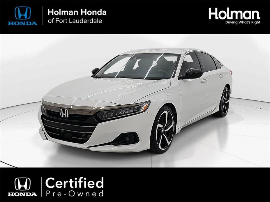 used 2021 Honda Accord car, priced at $19,499