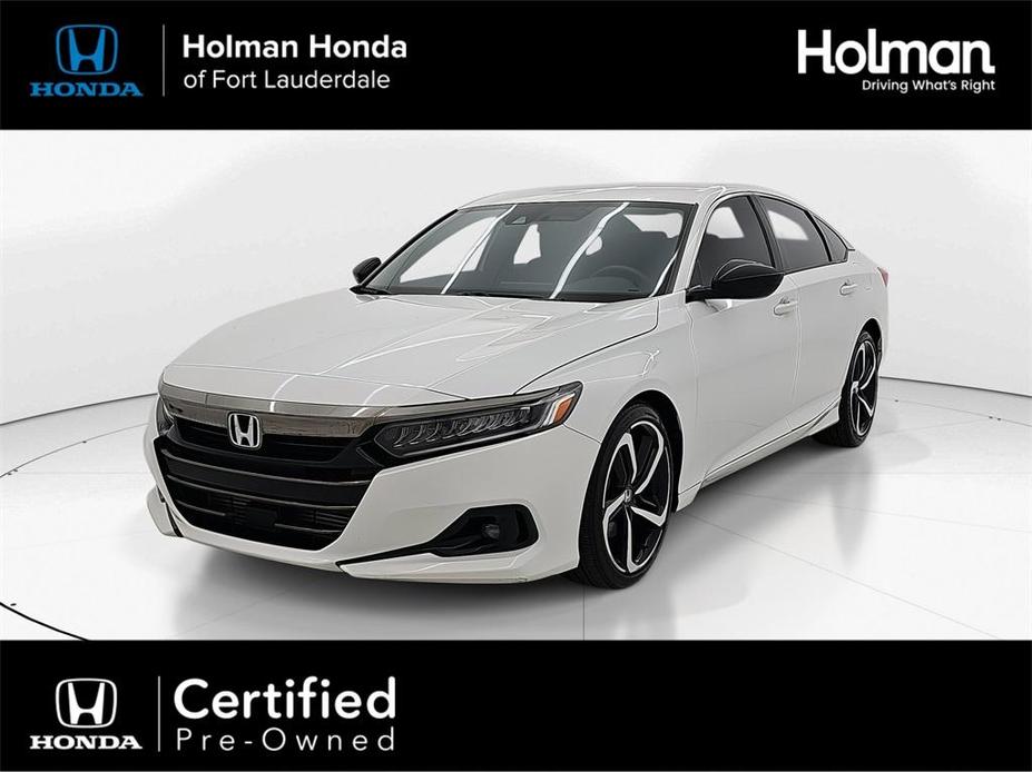 used 2021 Honda Accord car, priced at $24,199