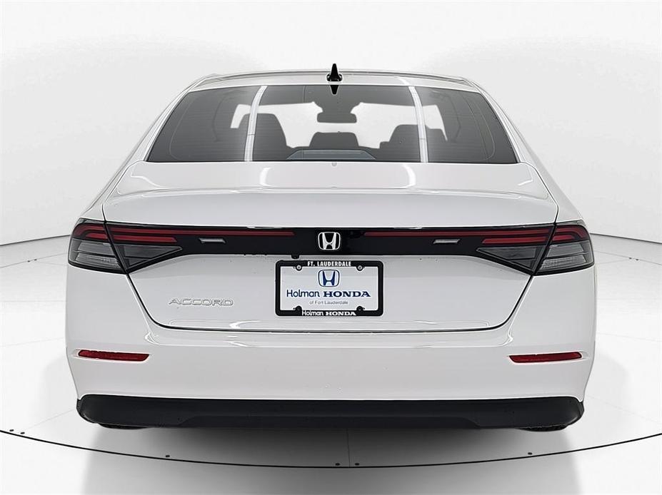 new 2025 Honda Accord car, priced at $32,110