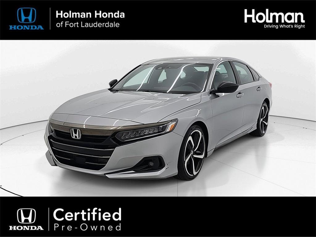 used 2021 Honda Accord car, priced at $22,800