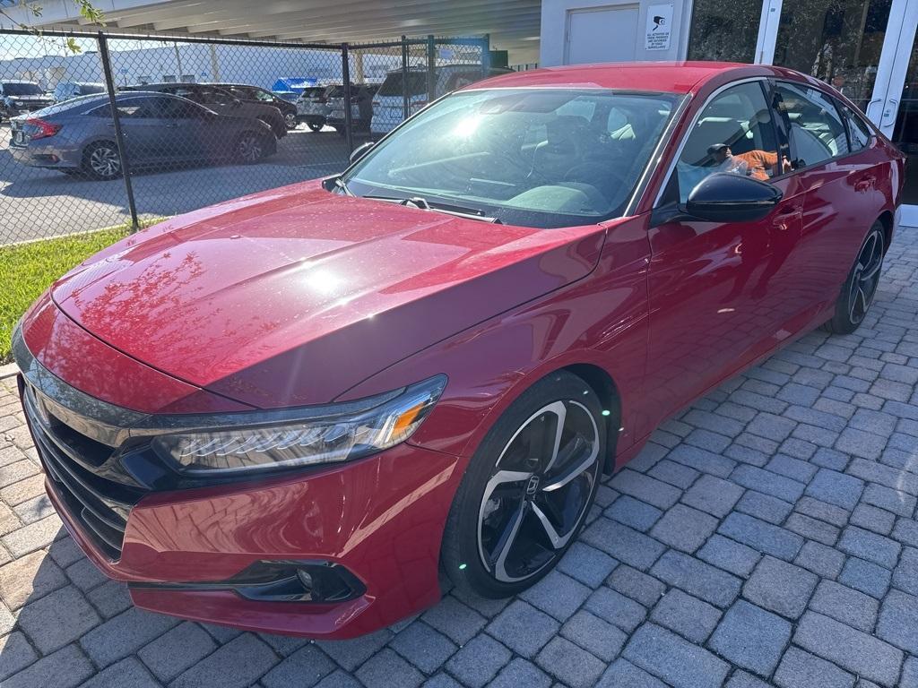 used 2021 Honda Accord car, priced at $25,116