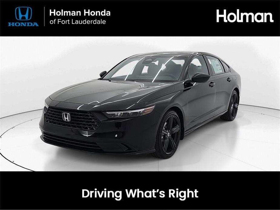 new 2025 Honda Accord Hybrid car, priced at $36,470