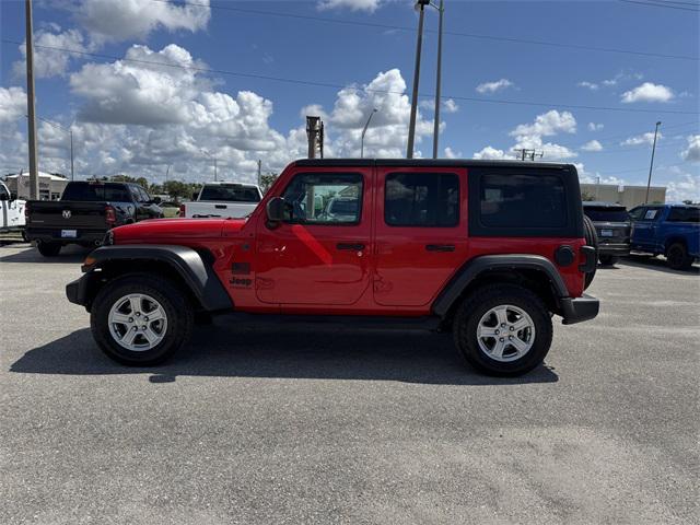 used 2022 Jeep Wrangler Unlimited car, priced at $25,752