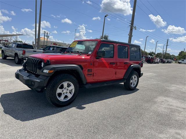 used 2022 Jeep Wrangler Unlimited car, priced at $25,752