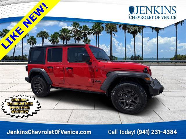 used 2024 Jeep Wrangler car, priced at $41,199