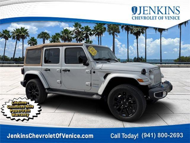 used 2022 Jeep Wrangler Unlimited 4xe car, priced at $33,319