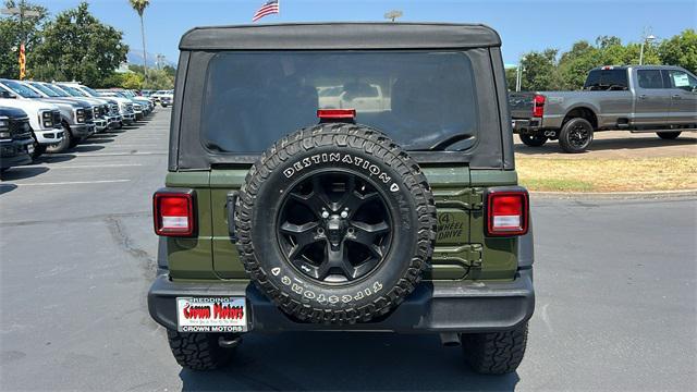 used 2021 Jeep Wrangler car, priced at $34,620