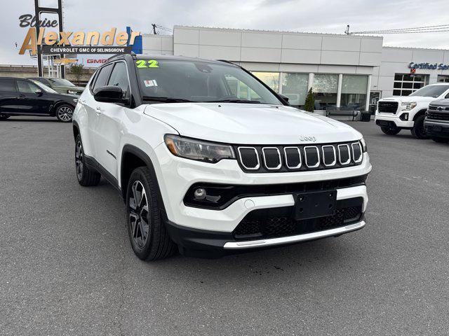 used 2022 Jeep Compass car, priced at $24,500