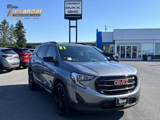 used 2021 GMC Terrain car, priced at $22,000