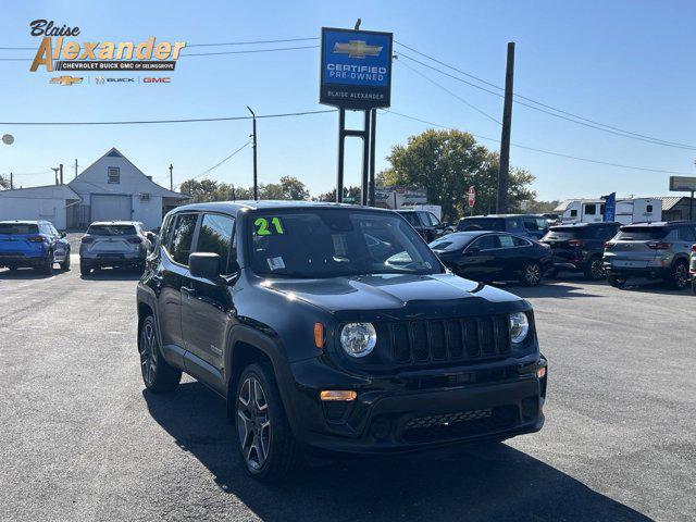 used 2021 Jeep Renegade car, priced at $17,000