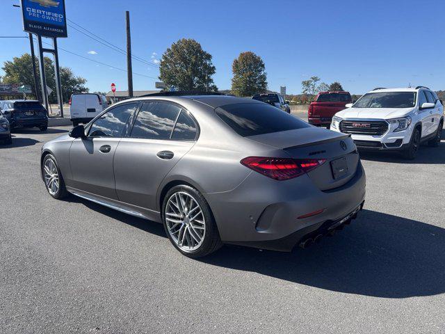 used 2023 Mercedes-Benz AMG C 43 car, priced at $46,000