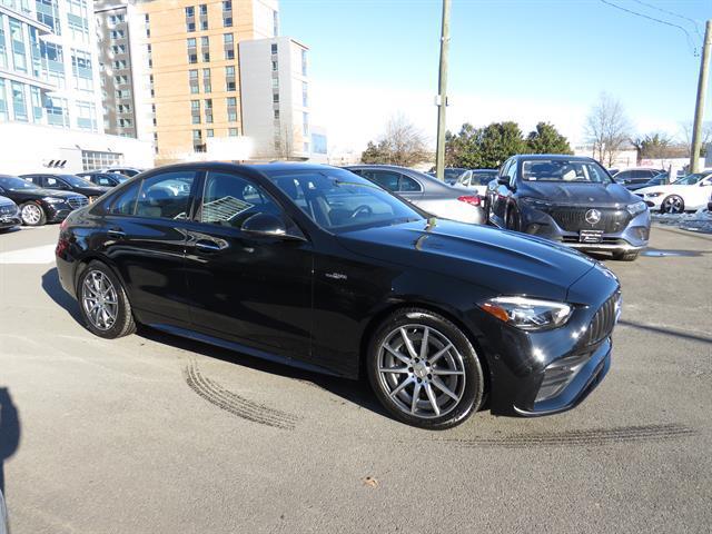 used 2024 Mercedes-Benz AMG C 43 car, priced at $58,495