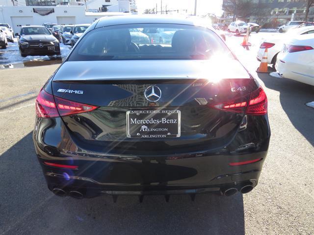 used 2024 Mercedes-Benz AMG C 43 car, priced at $58,495