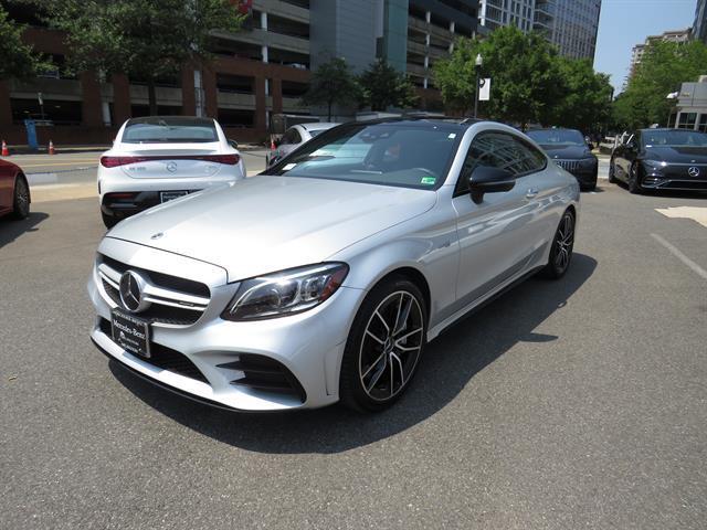 used 2021 Mercedes-Benz AMG C 43 car, priced at $49,995
