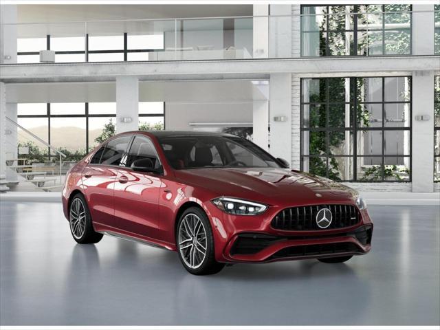 new 2025 Mercedes-Benz AMG C 43 car, priced at $74,995