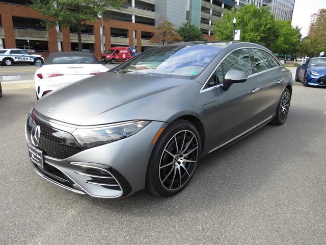 used 2022 Mercedes-Benz EQS 580 car, priced at $54,995