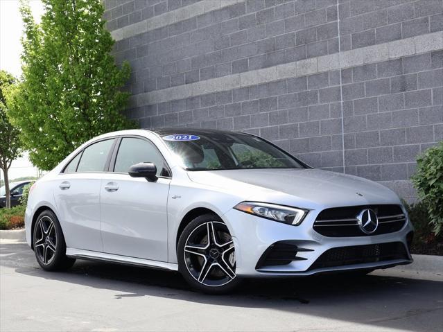 used 2021 Mercedes-Benz AMG A 35 car, priced at $37,990
