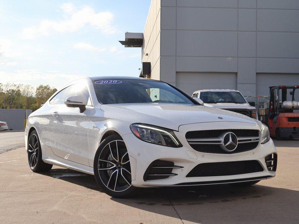 used 2020 Mercedes-Benz AMG C 43 car, priced at $35,990