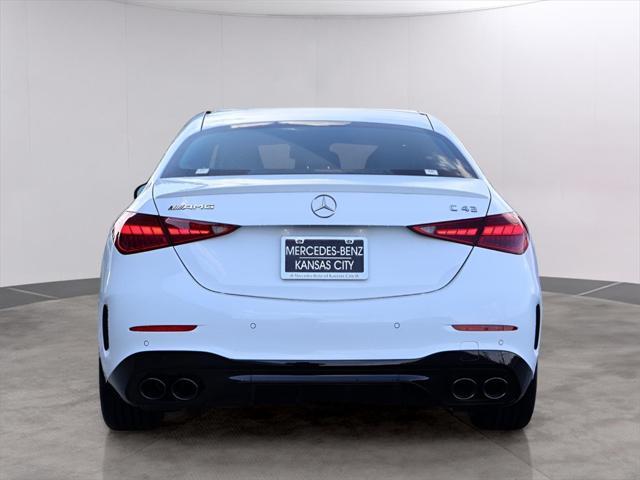 new 2025 Mercedes-Benz AMG C 43 car, priced at $68,085
