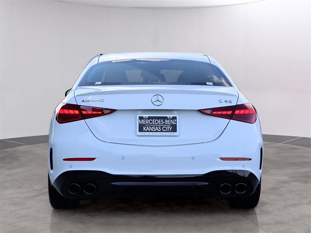 new 2025 Mercedes-Benz AMG C 43 car, priced at $68,085