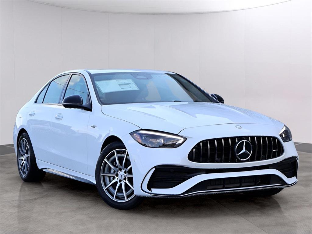new 2025 Mercedes-Benz AMG C 43 car, priced at $68,085