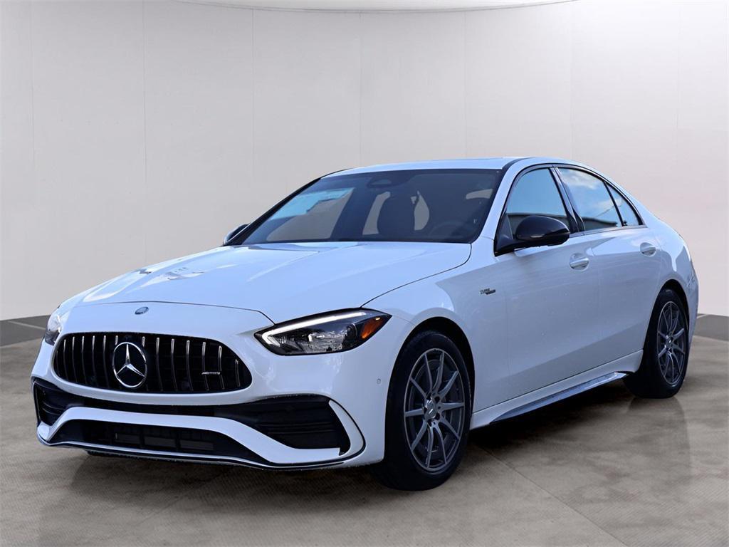 new 2025 Mercedes-Benz AMG C 43 car, priced at $68,085