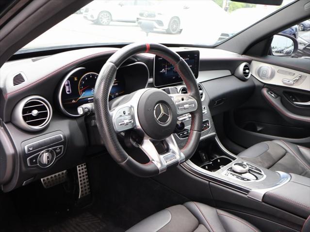 used 2021 Mercedes-Benz AMG C 43 car, priced at $47,990