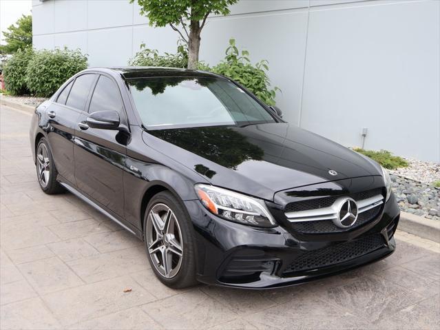 used 2021 Mercedes-Benz AMG C 43 car, priced at $47,990