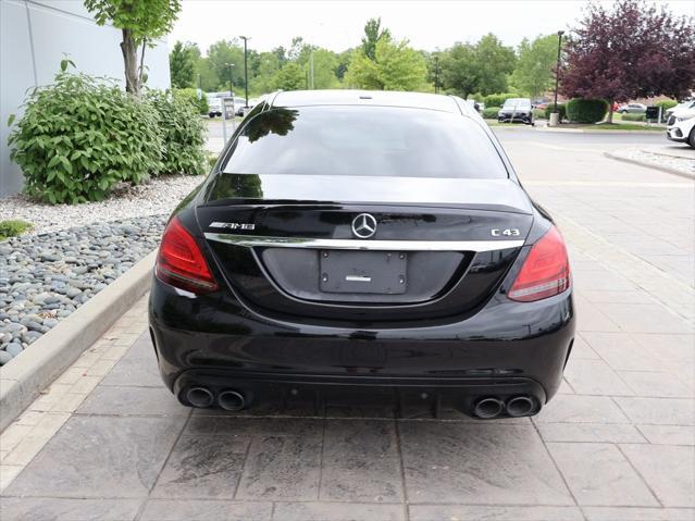 used 2021 Mercedes-Benz AMG C 43 car, priced at $47,990