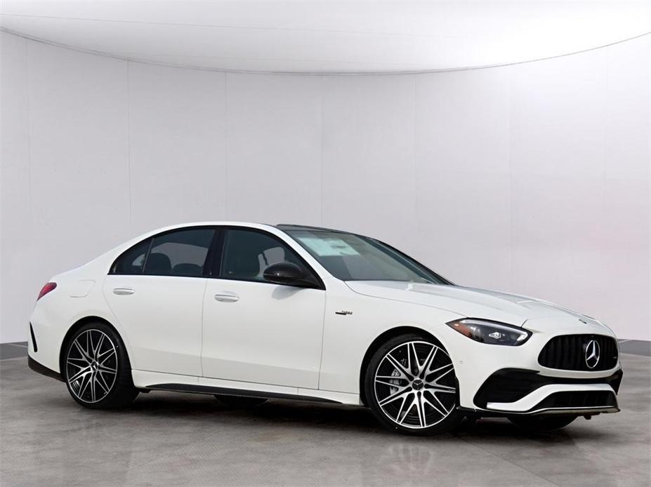new 2024 Mercedes-Benz AMG C 43 car, priced at $72,090