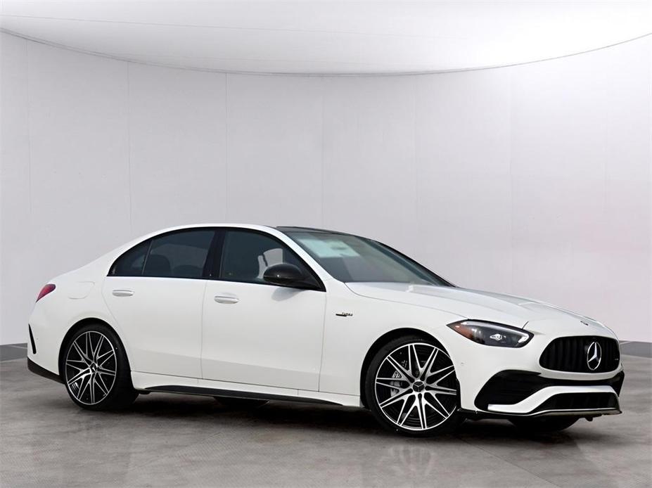 new 2024 Mercedes-Benz AMG C 43 car, priced at $72,090