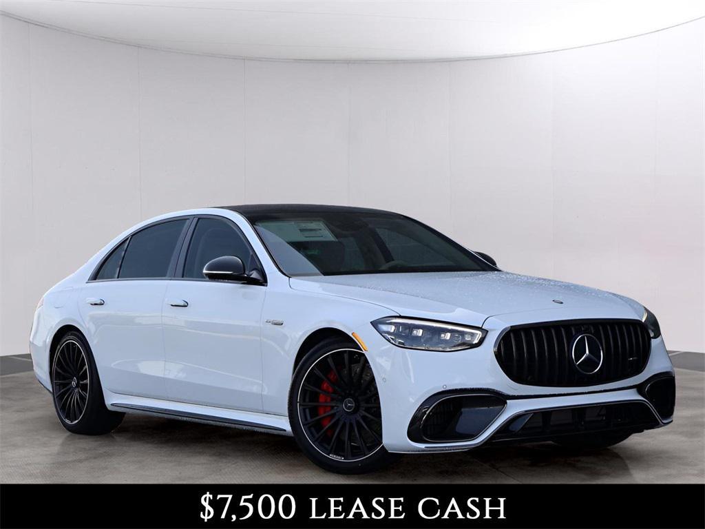 new 2025 Mercedes-Benz AMG S 63 E car, priced at $210,345
