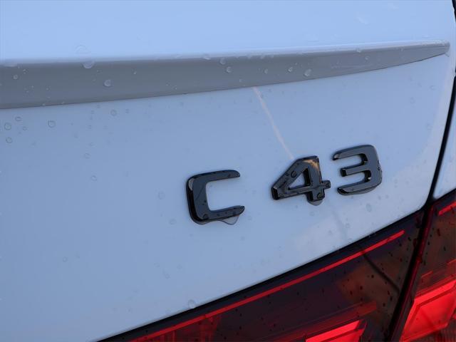 new 2025 Mercedes-Benz AMG C 43 car, priced at $71,455