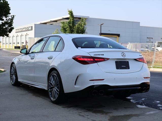 new 2025 Mercedes-Benz AMG C 43 car, priced at $71,455