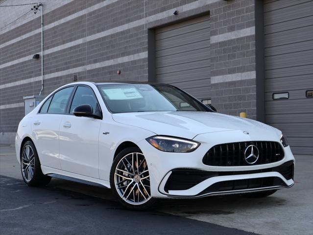 new 2025 Mercedes-Benz AMG C 43 car, priced at $71,455