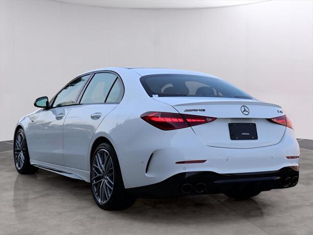 new 2025 Mercedes-Benz AMG C 43 car, priced at $71,455