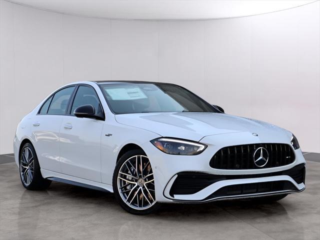 new 2025 Mercedes-Benz AMG C 43 car, priced at $71,455