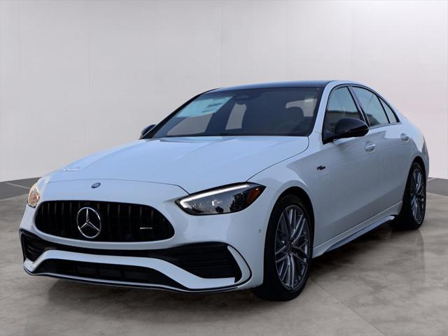 new 2025 Mercedes-Benz AMG C 43 car, priced at $71,455