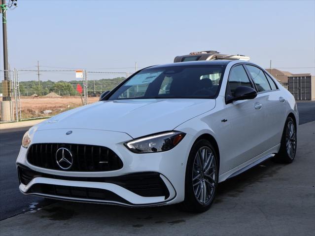new 2025 Mercedes-Benz AMG C 43 car, priced at $71,455