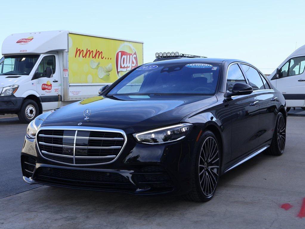 used 2022 Mercedes-Benz S-Class car, priced at $79,990